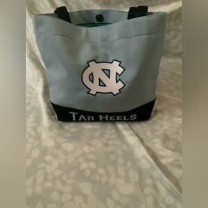 NWT Sandol UNC North Carolina Tarheel purse handbag tote BLUE vintage